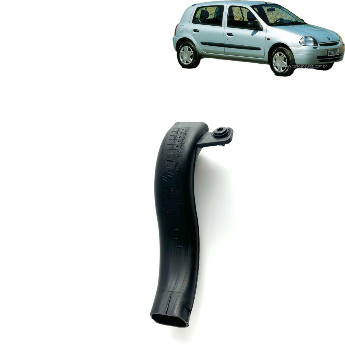 Duto Esquerdo De Ar Condicionado Renault Clio RN 2002 2003 - Imagem 1