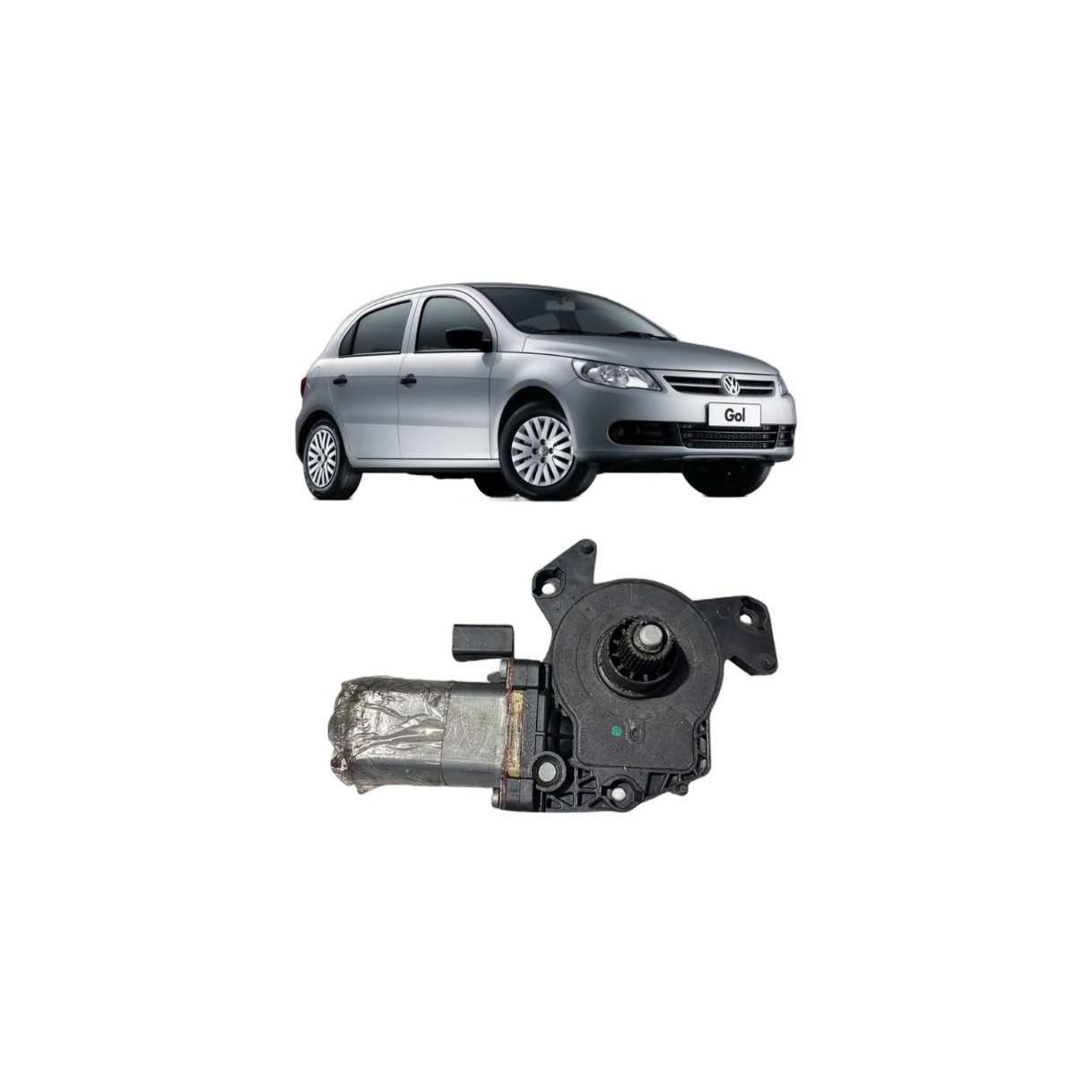 Motor Vidro Elé Diant Esquerdo Vw Gol 1.0 2010 N 0537300302 - Imagem 1