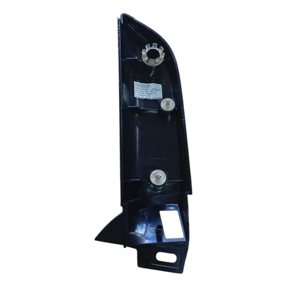 Moldura Interna Retrovisor Direito Volkswagen Fox Original Azul - Imagem 3