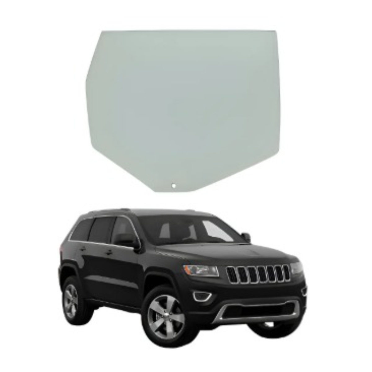 Vidro Porta Traseira Direita Jeep Grand Cherokee 2015 2016