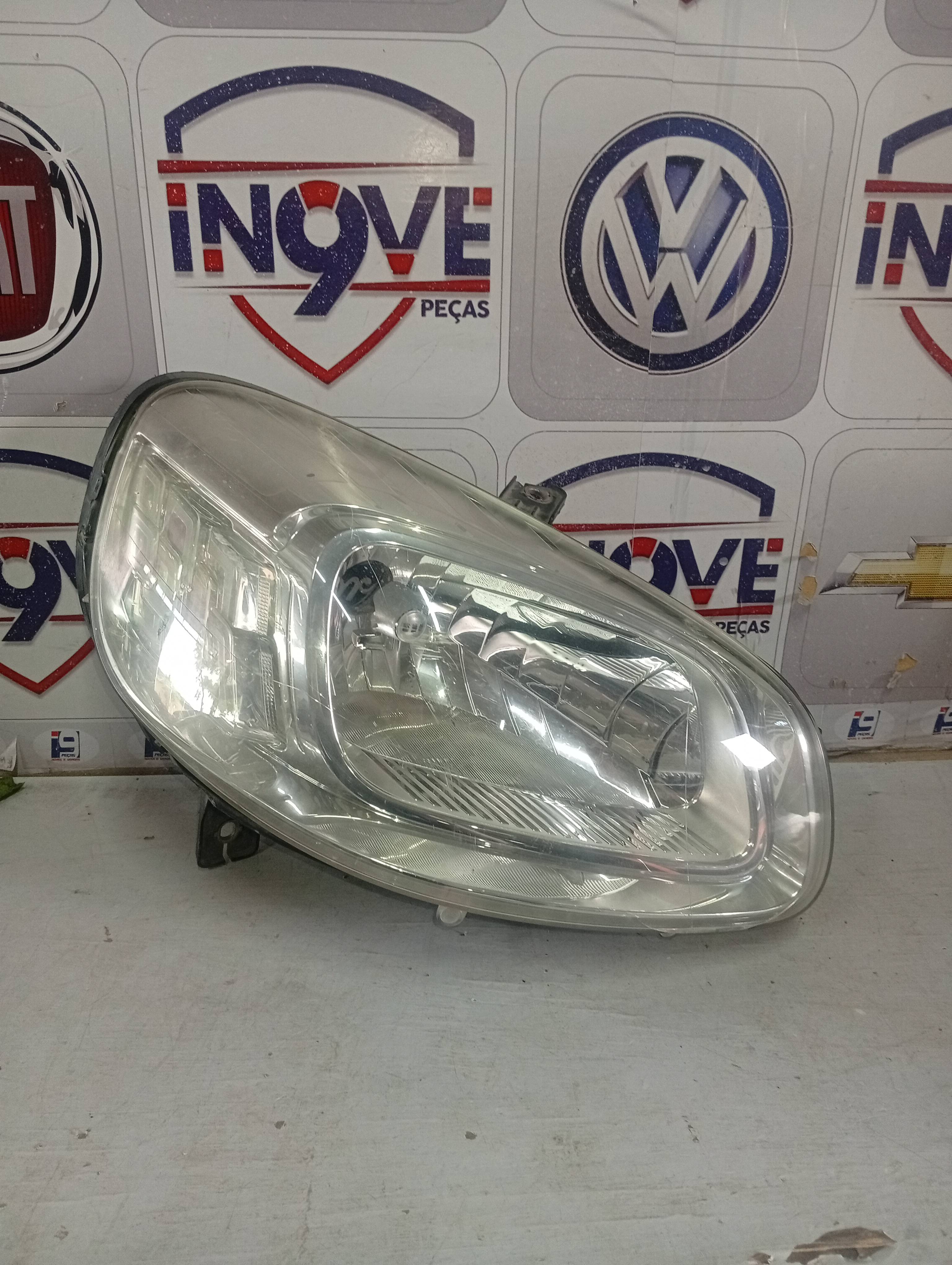 Farol Fiat Uno 2015 a 2018 Cromado Ld