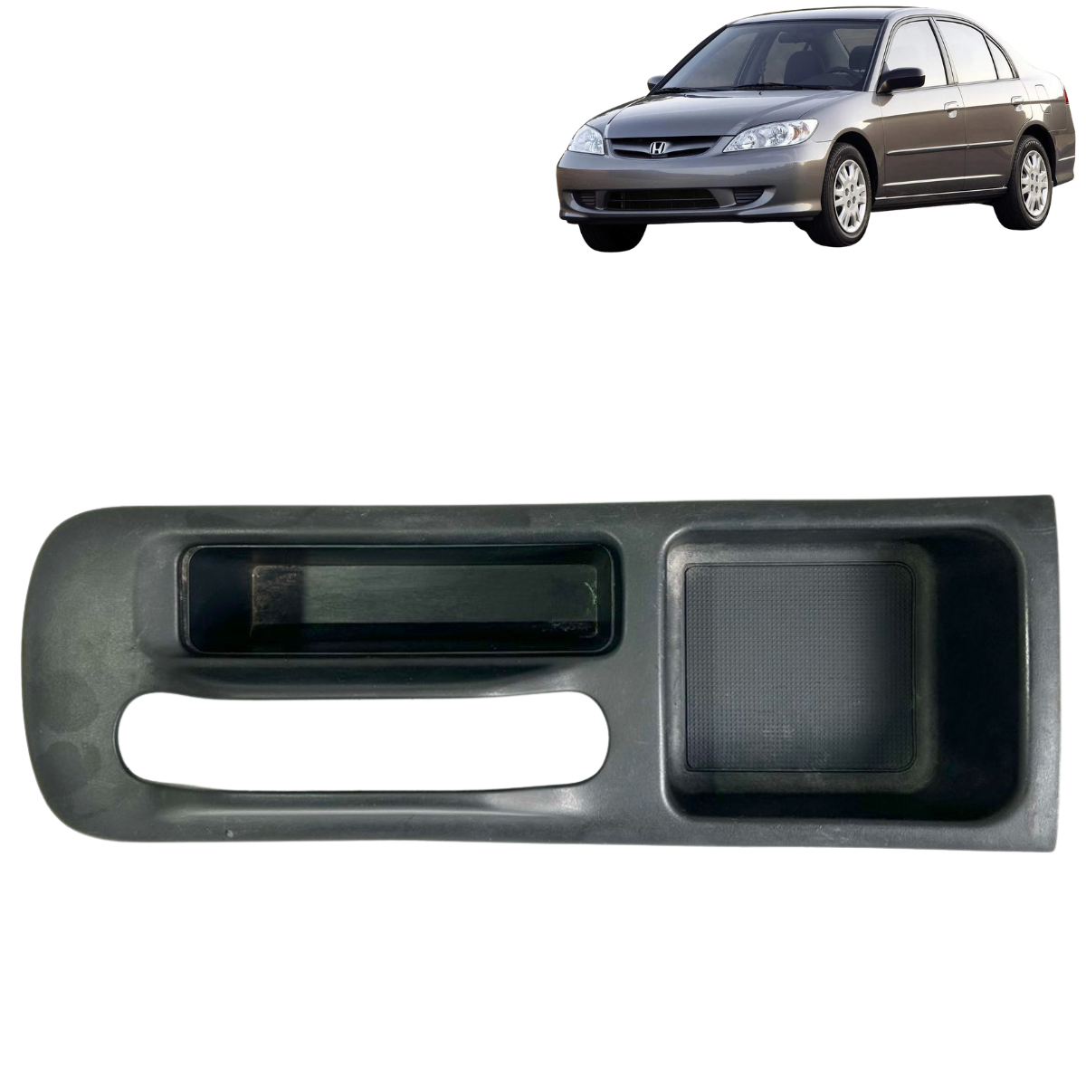 Moldura Central Console Freio Mão Honda Civic 2004 Original