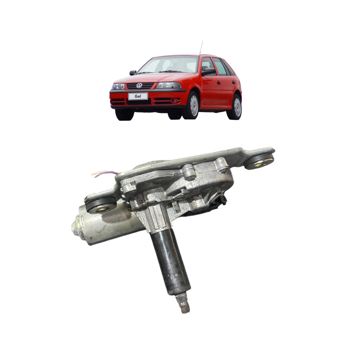 Motor Limpador traseiro Gol G3 1999 a 2005 Original - Imagem 2
