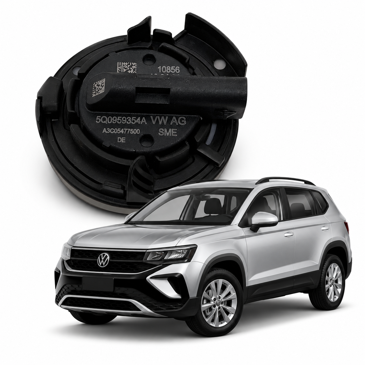Sensor Impacto Porta Dianteira Esquerda Vw Taos 5Q0959354A - Imagem 1