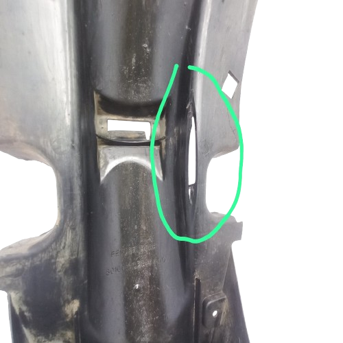 Paralama Traseiro Biz 100 Original 1998-2005 Avaria - Imagem 6