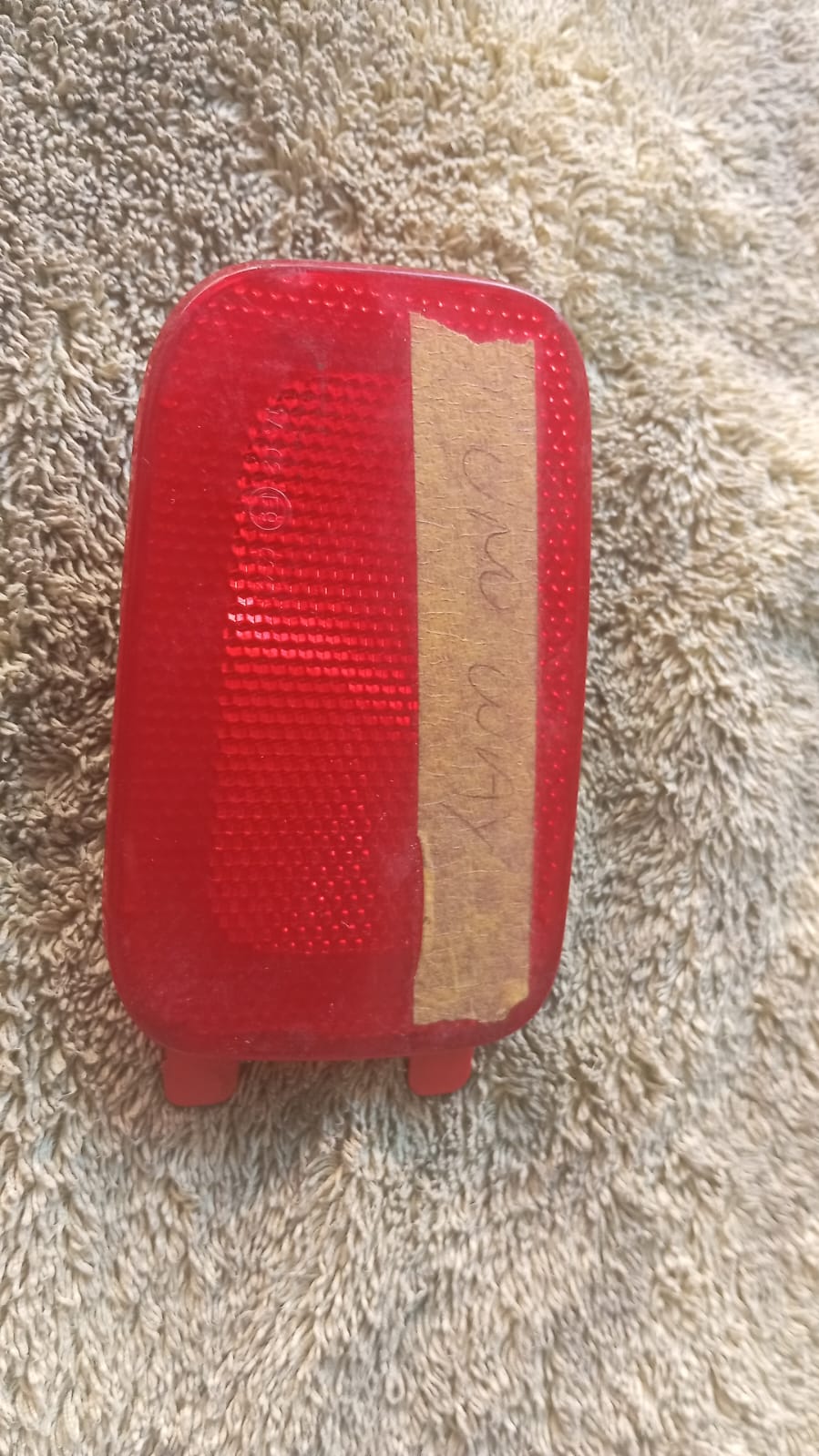 Refletor Traseiro Esquerdo Fiat Uno 51834860 Vermelho