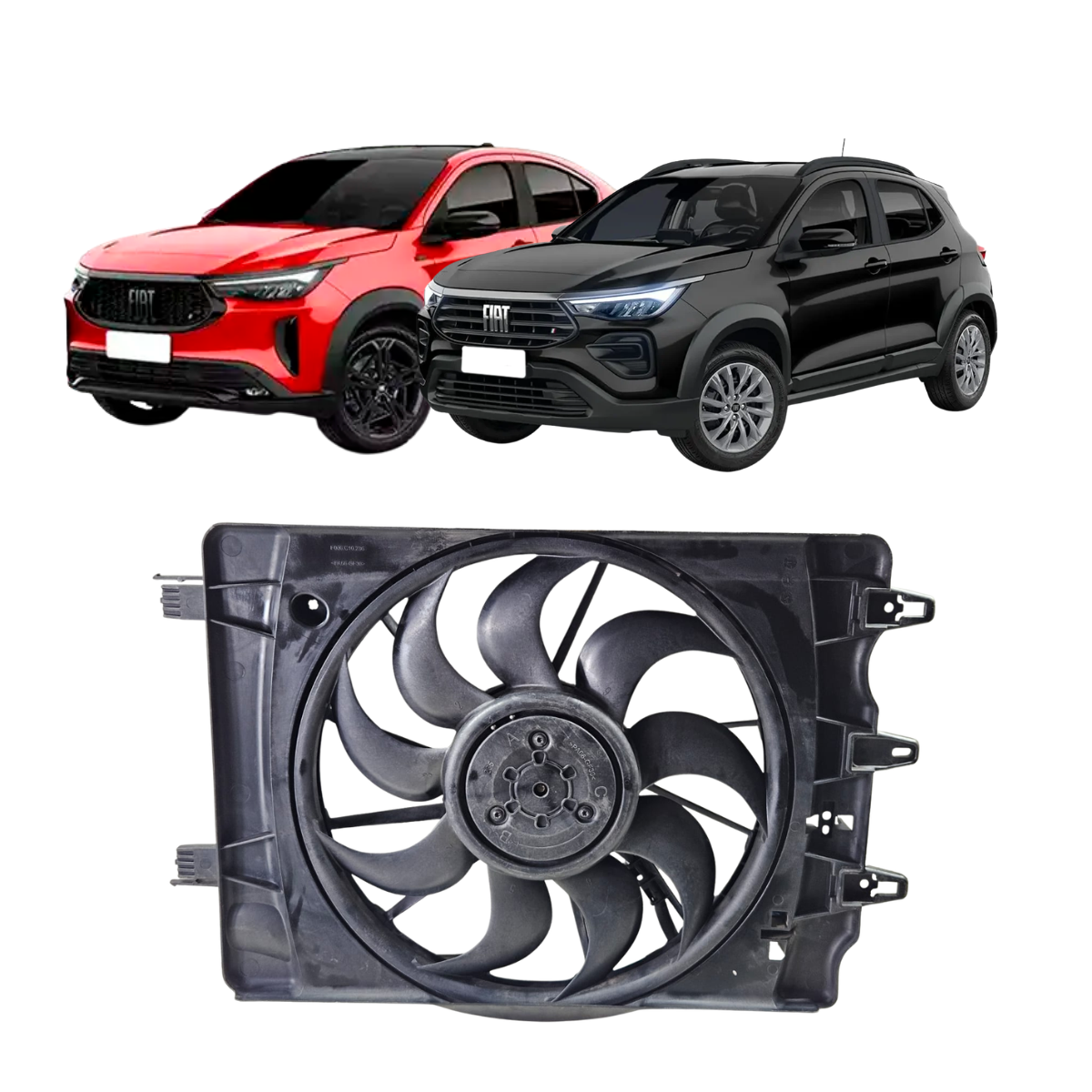 ELETROVENTILADOR PULSE/ARGO/FASTBACK 2017/2023 BX2227503560