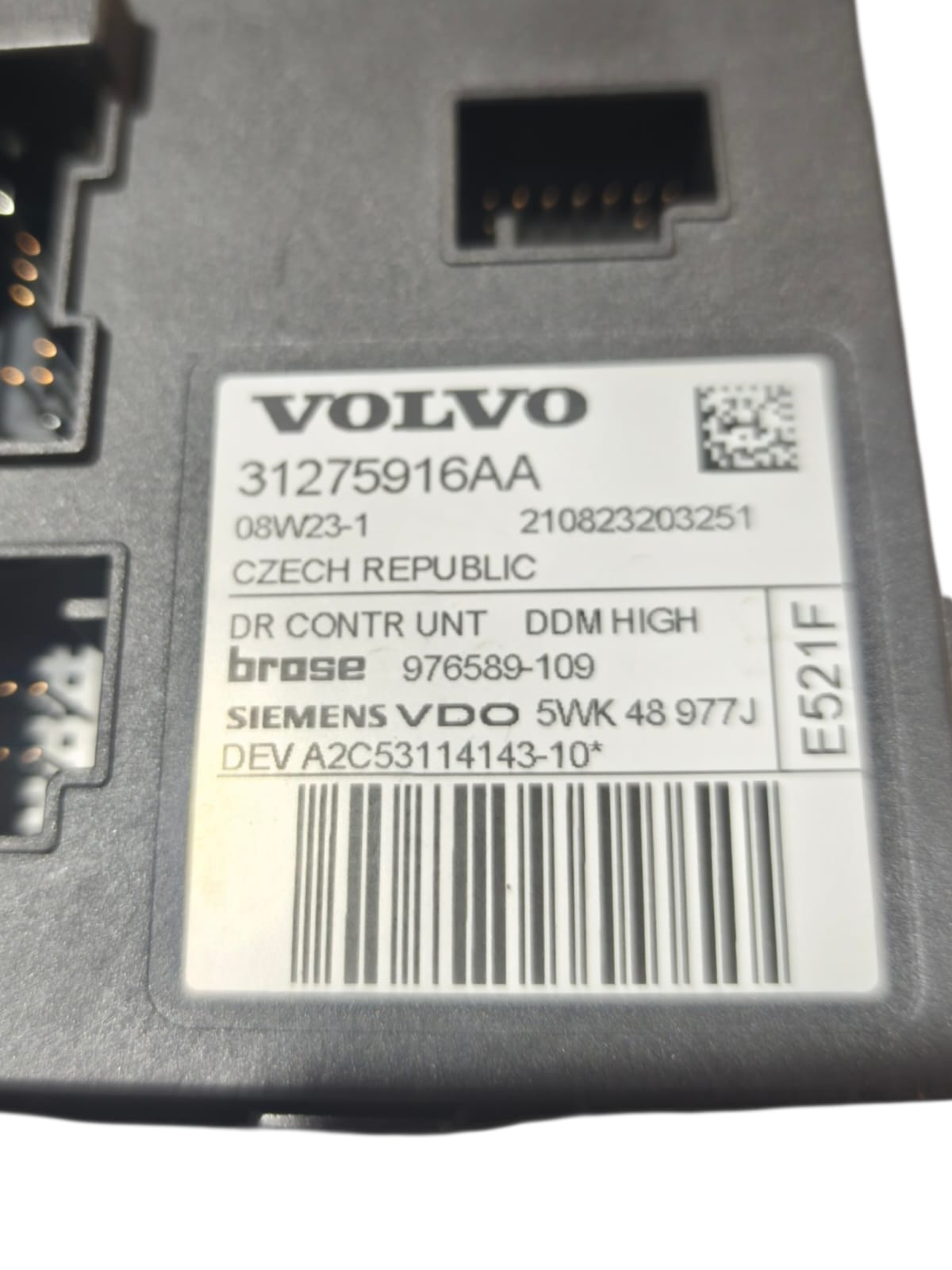 Modulo Central Eletrônica Porta Diant Esq Volvo V50 2004/12 - Imagem 6