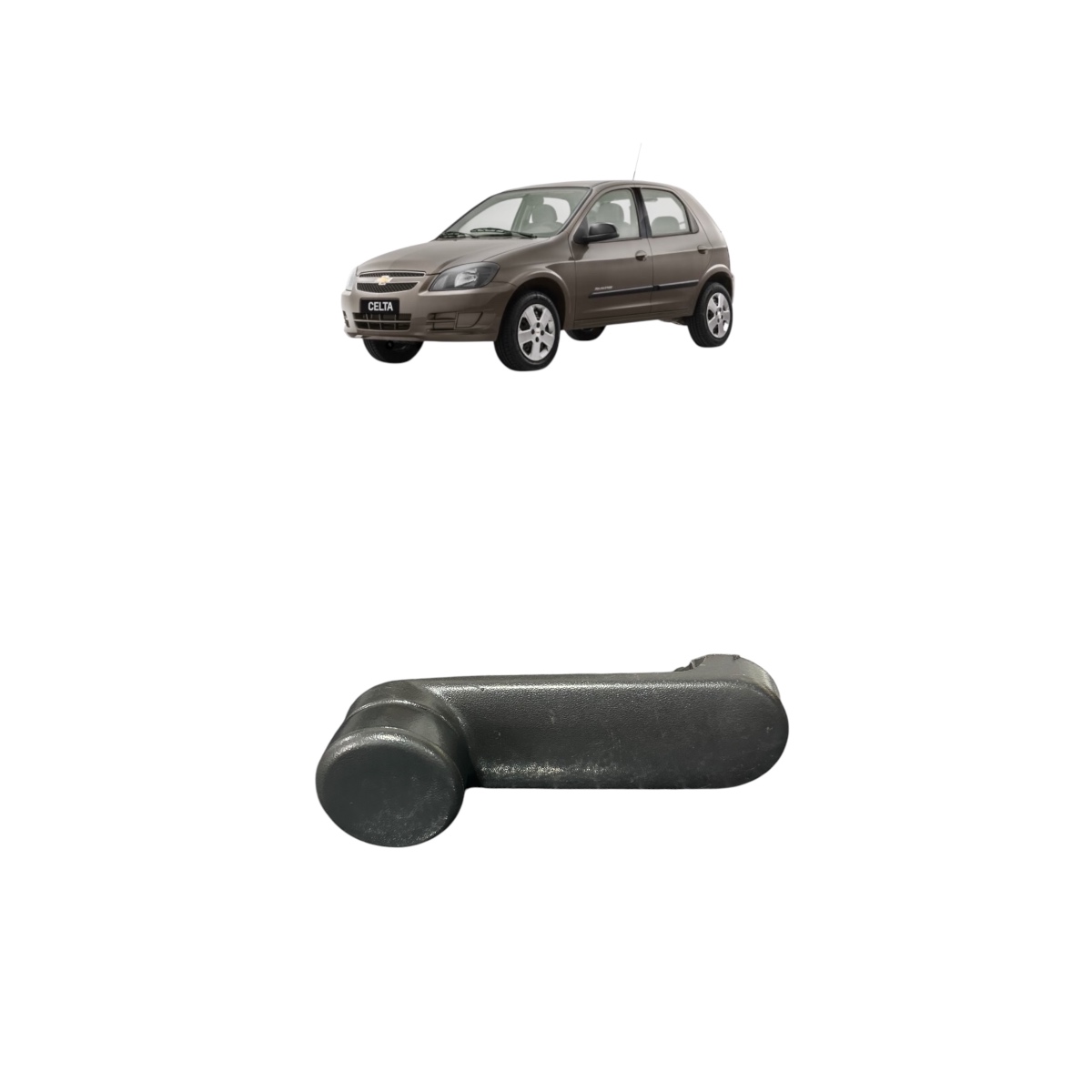 Manivela Vidro Gm Celta Corsa 2015 A 2015 Preto - Imagem 2