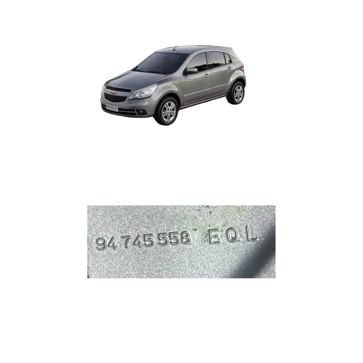 Portinhola Tanque Combustível Chevrolet Agile Original - Imagem 4