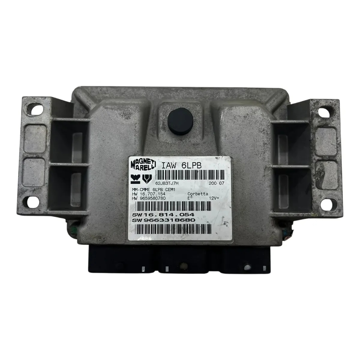 Módulo De Injeção Peugeot Citroen C4 307 Original Iaw6Lpb