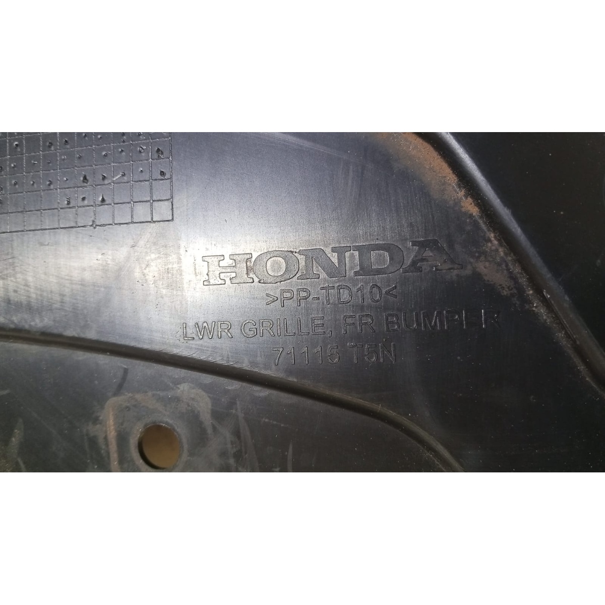 Grade Parachoque Dianteiro Honda Fit 2015 A 2019 Preto Mate - Imagem 4