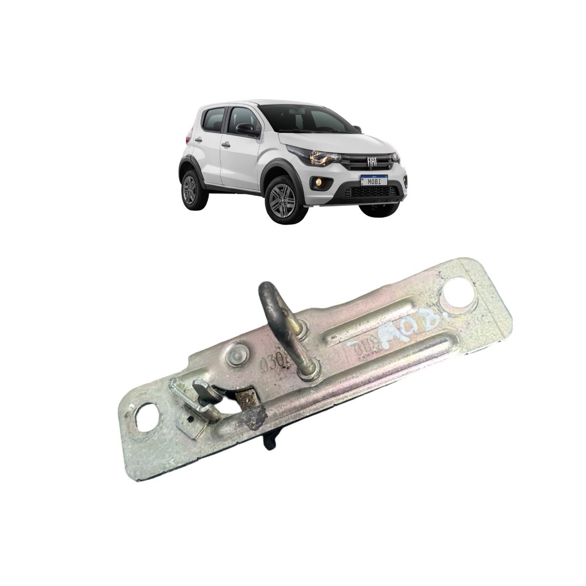 Batente Tampa Traseira Porta Malas  Fiat Mobi 2016-2025 Orig - Imagem 1