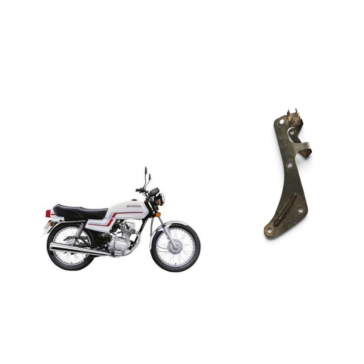 Suporte Superior De Motor Cg 125 83/89 Usado