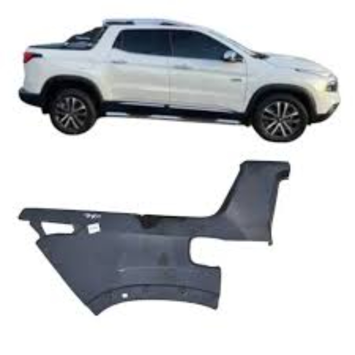 Retalho Lateral Traseira Esquerda Fiat Toro 2016/2020