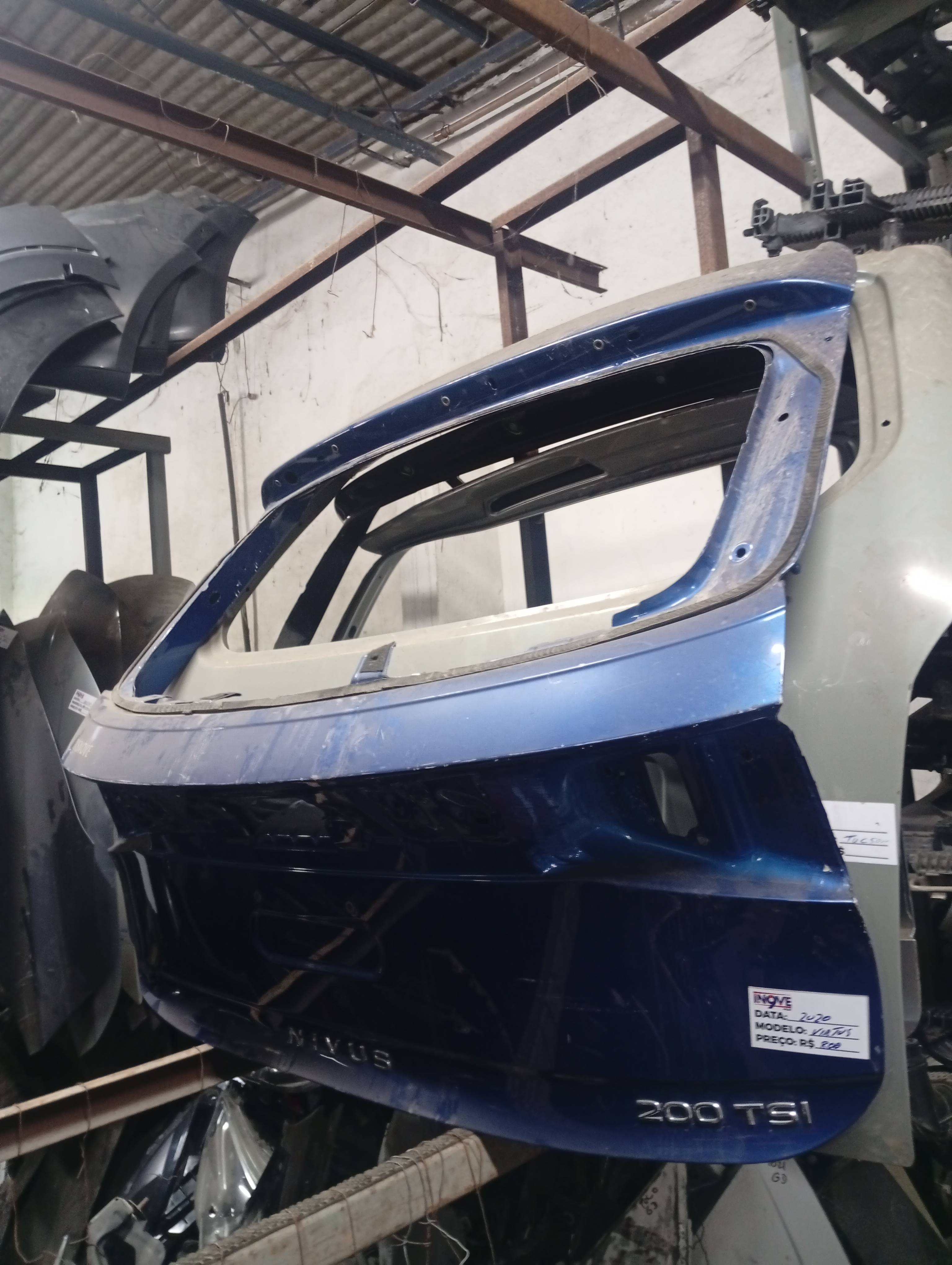 Tampa Traseira Volkswagen Nivus 2021 2022 2023 2024 - Imagem 1