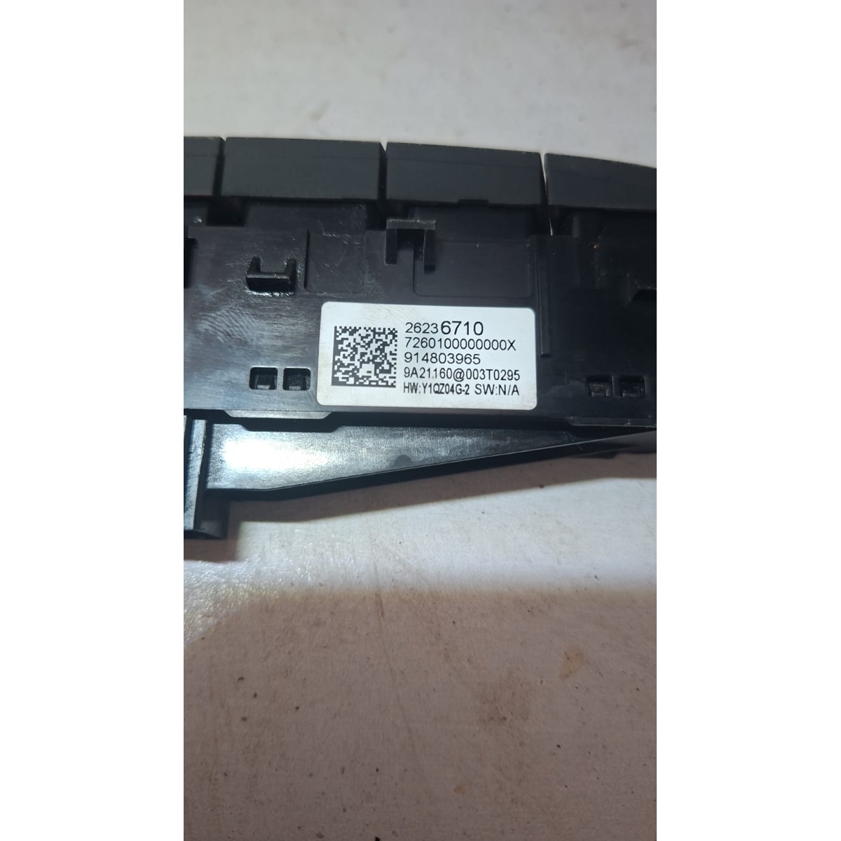 Comando Botão Alerta Gm Onix Plus Turbo 2020-2024 26236710 Preto - Imagem 3
