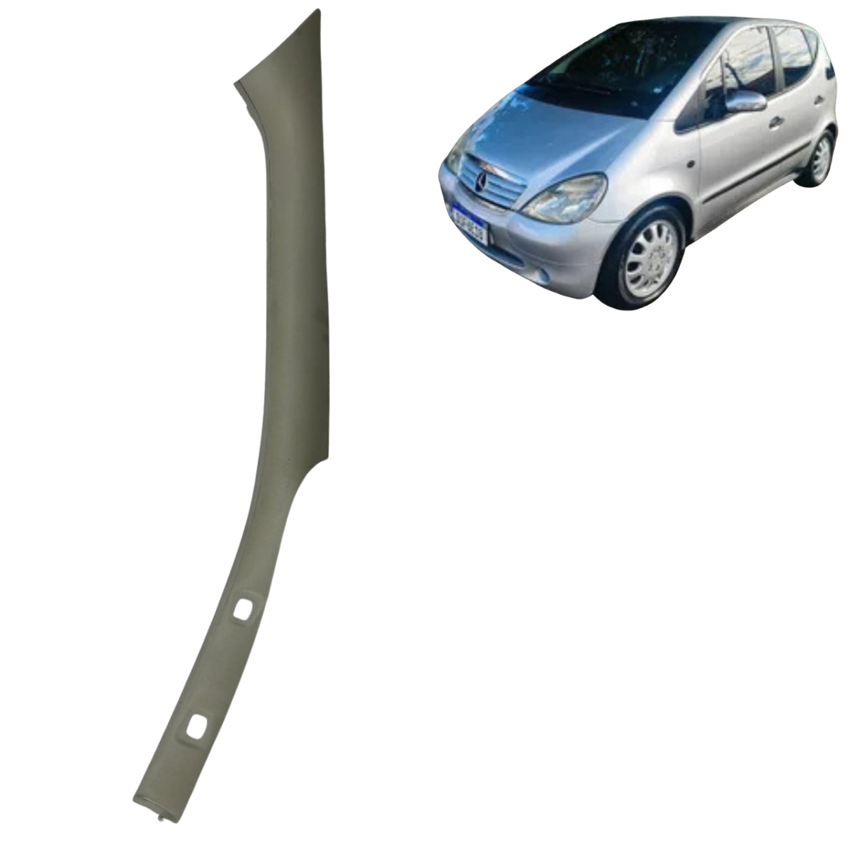 Moldura Coluna Parabrisa Esquerda Mercedes Classe A 160 190