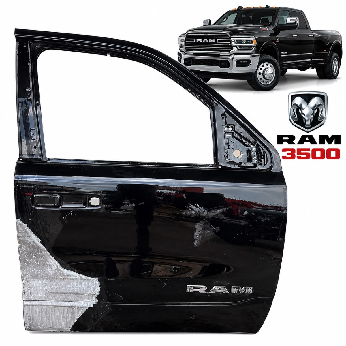 Porta Dianteira Direita Ram 2500 Ram 3500 2021 A 2023 Origin
