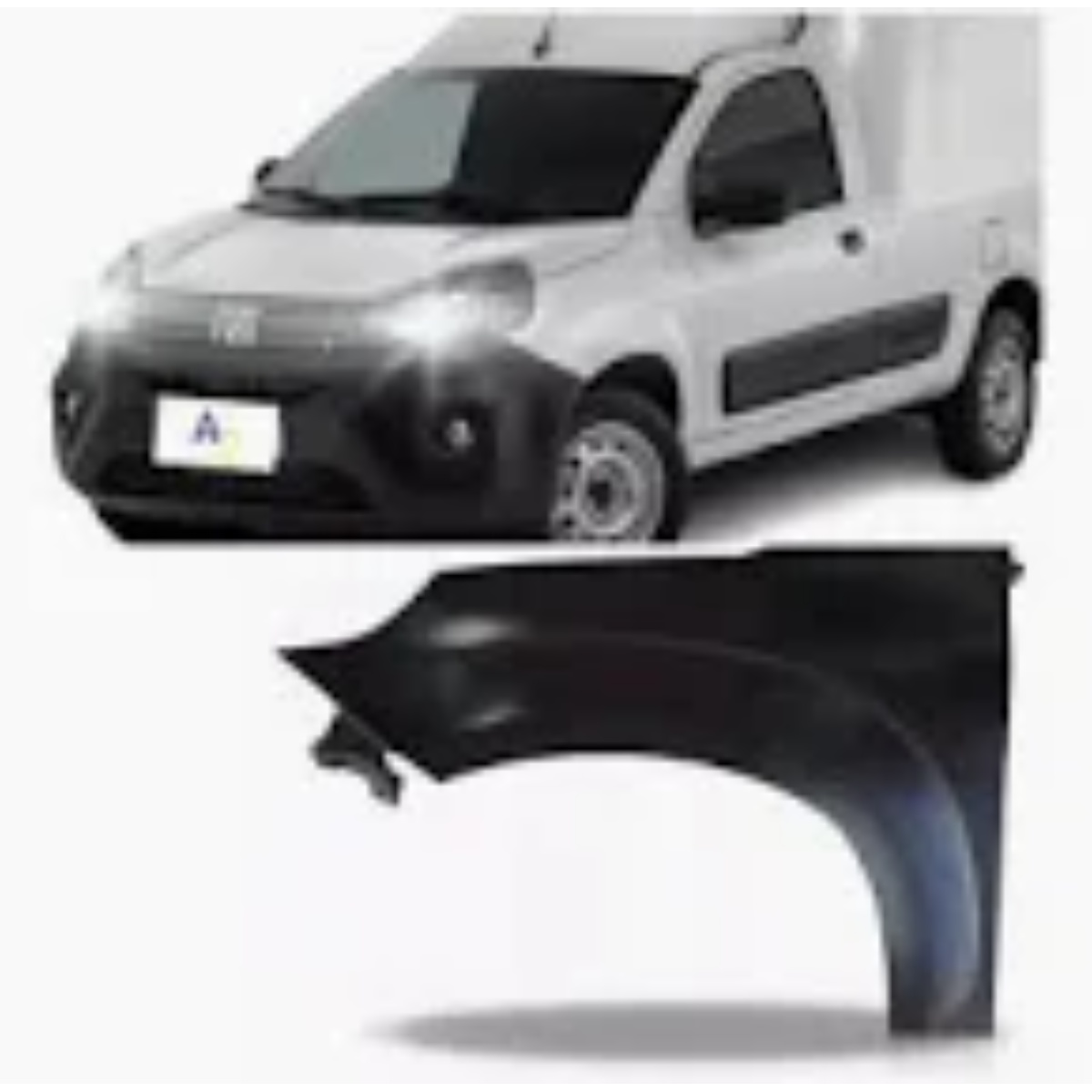 Paralama Fiat Fiorino 2023 2024 Esquerdo