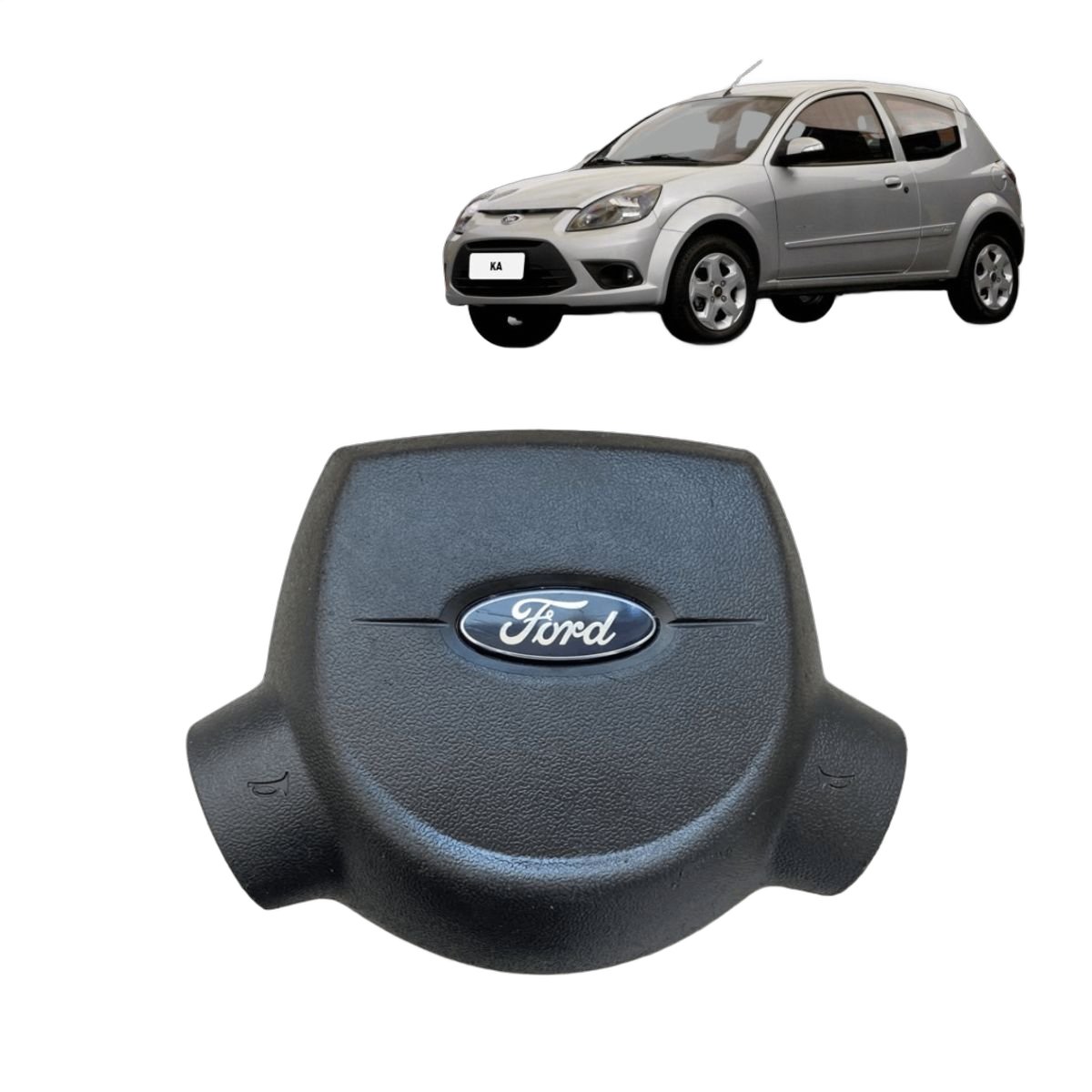 Tampa Buzina Volante Ford Ka 2006 2013 7s553a515