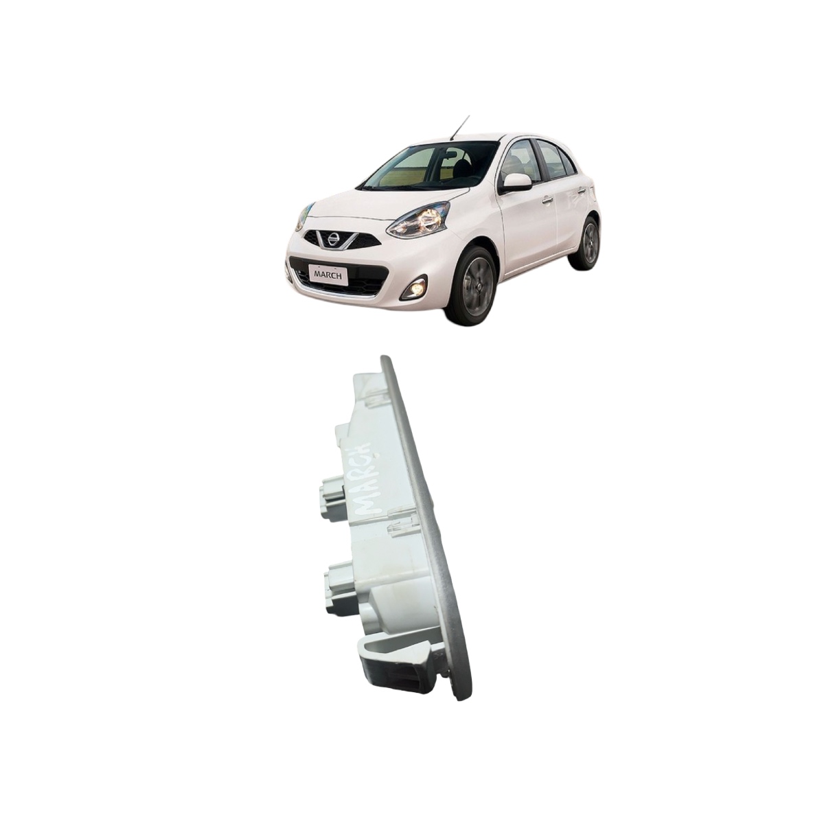 Luz De Teto Cortesia Nissan  March Versa 2012/2014 Original