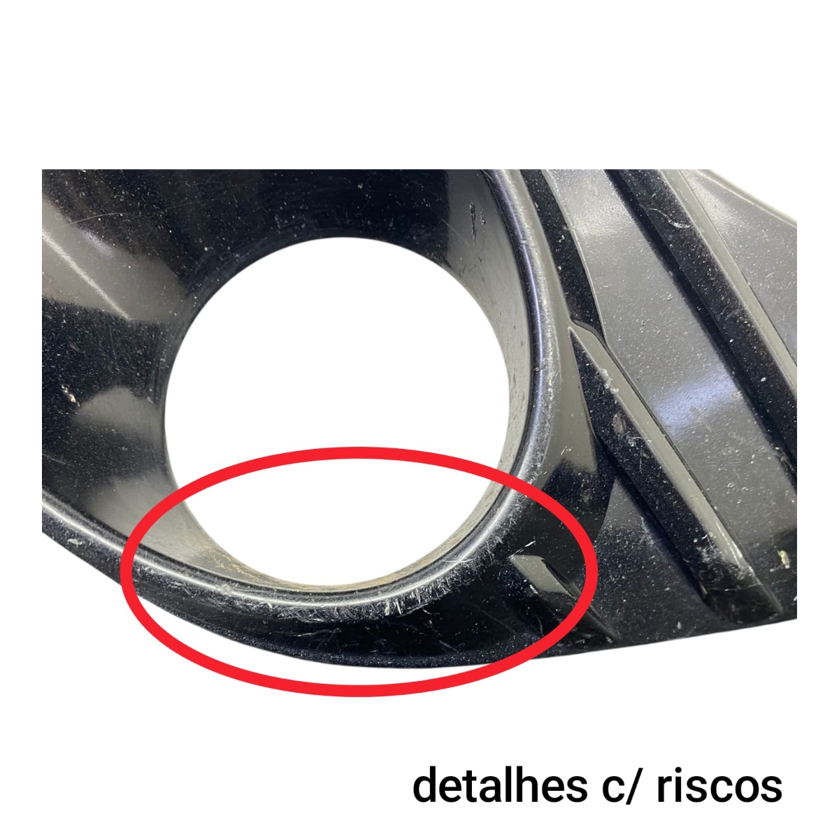 moldura farol de milha esquerdo toyota yaris 2018 2022 - Imagem 2